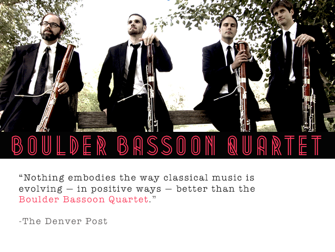 The Boulder Bassoon Quartet at eTown Hall
