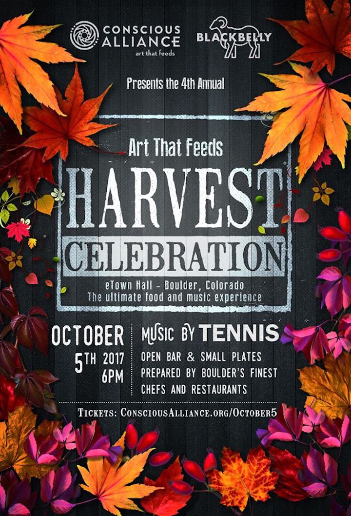 Conscious Alliance - 4th Annual Art That Feeds Harvest Celebration - eTown
