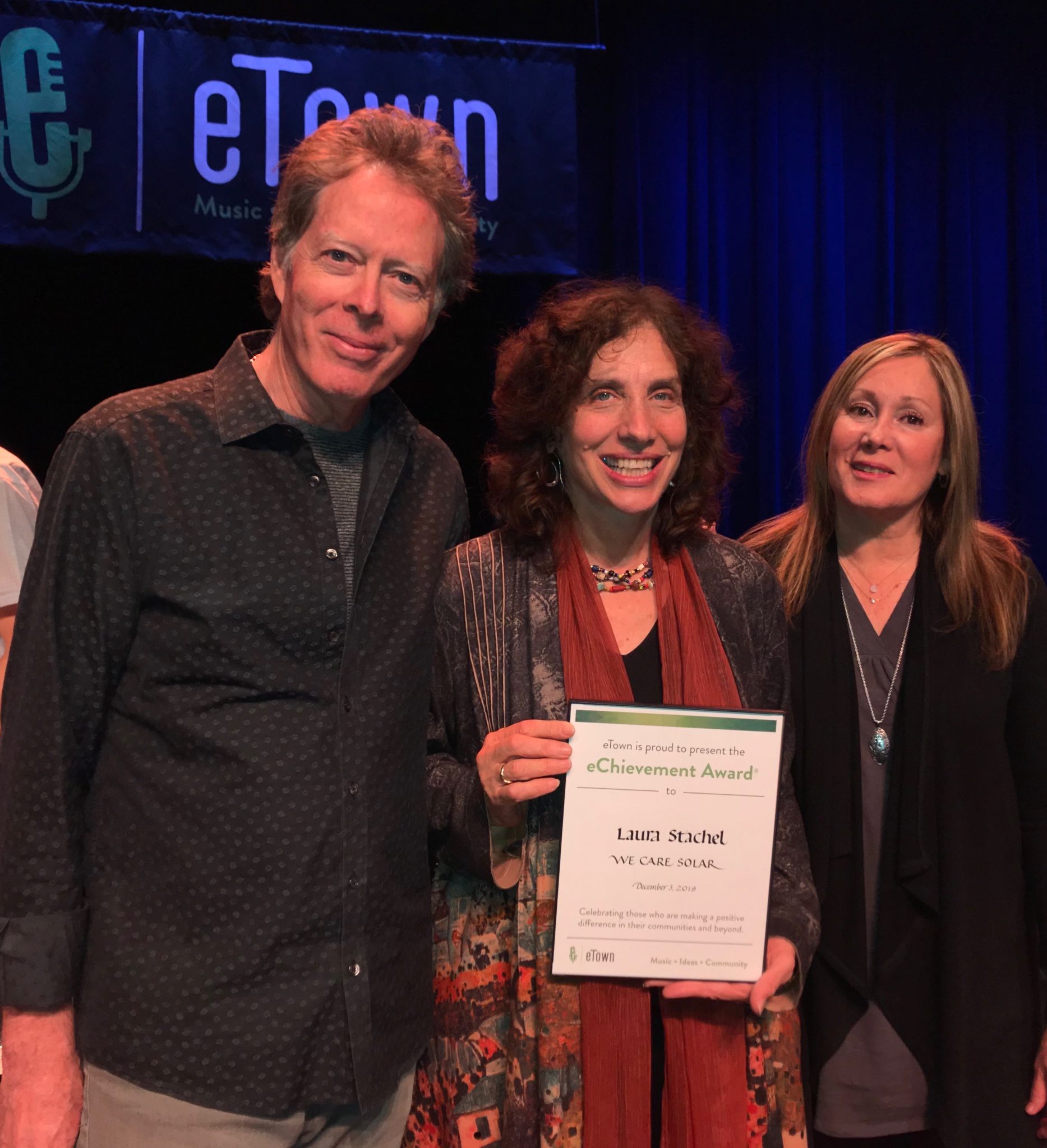 eTown eChievement Award - Laura Stachel - We Care Solar