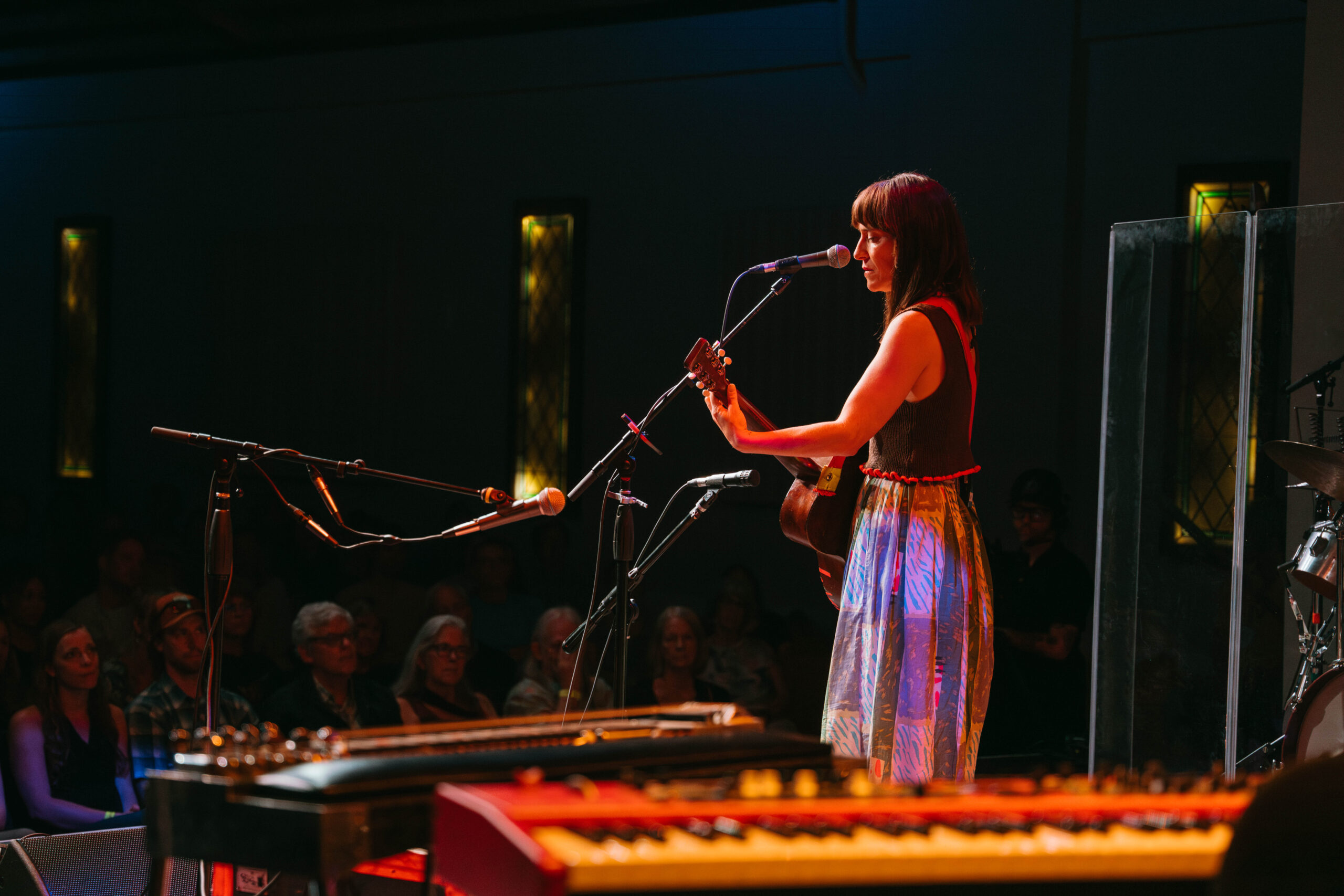 Feist performs at eTown Hall. You can listen to the broadcast featuring Feist beginning August 14, 2024.